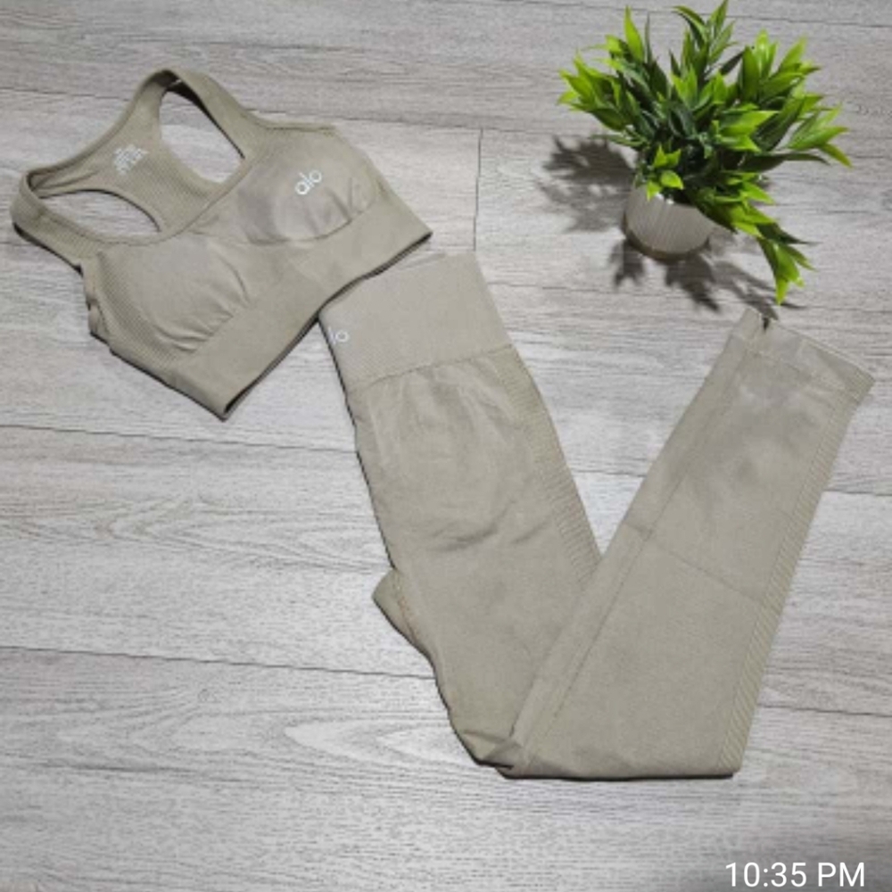 NEW ALO Yoga Tan Jumpsuit